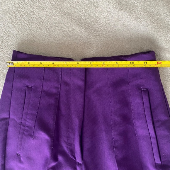 Zara Purple High Waist Pants - Picture 4 of 6